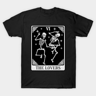 The Lovers Vintage Tarot Card T-Shirt